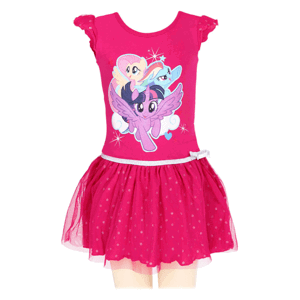 Little Pony - licence Dívčí šaty - My Little Pony 640-055, růžová tmavší Barva: Růžová tmavší, Velikost: 104