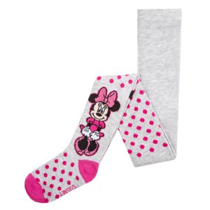 Minnie Mouse - licence Dívčí punčocháče - Minnie Mouse 52361147, světle šedý melír Barva: Šedá, Velikost: 116-122