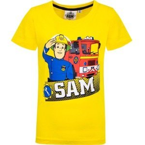 Požárník Sam - licence Chlapecké triko - Požárník Sam PS35684, žlutá Barva: Žlutá, Velikost: 92