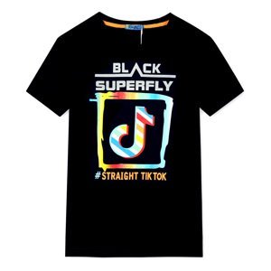 Chlapecké triko - KUGO HC0623, černá Barva: Černá, Velikost: 152