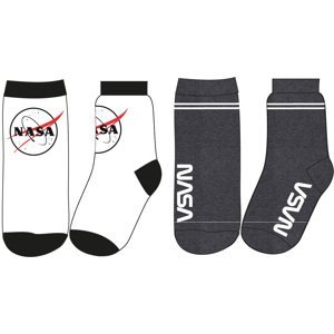 Chlapecké ponožky - Nasa 5234048, bílá/ tmavě šedá Barva: Mix barev, Velikost: 23-26