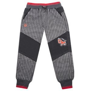Chlapecké outdoorové kalhoty - GRACE B-84271, šedá/ červený pas Barva: Šedá - červená aplikace, Velikost: 86