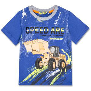 Chlapecké triko - KUGO LC5966, modrá Barva: Modrá, Velikost: 122