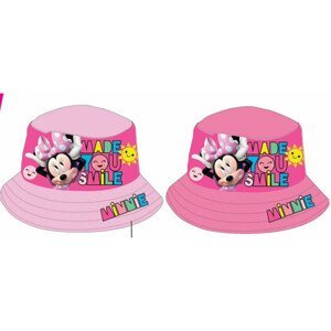 Minnie Mouse - licence Dívčí klobouček - Minnie Mouse 373, tmavší růžová Barva: Růžová tmavší, Velikost: velikost 52
