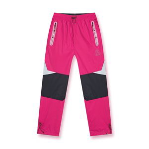 Dívčí šusťákové kalhoty - KUGO K808, fialovorůžová Barva: Růžová, Velikost: 134