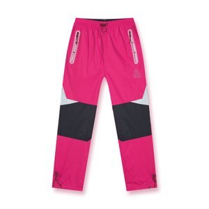 Dívčí šusťákové kalhoty - KUGO K808, fialovorůžová Barva: Růžová, Velikost: 164