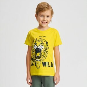 Chlapecké triko - WINKIKI WKB 11001, žlutá Barva: Žlutá, Velikost: 104