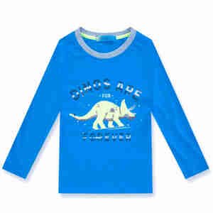 Chlapecké triko - KUGO MC1281, modrá Barva: Modrá, Velikost: 104