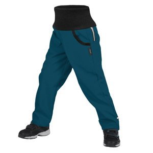 Dětské softshellové kalhoty s fleecem - Unuo Street, kobaltová Barva: Kobaltová, Velikost: 140-146
