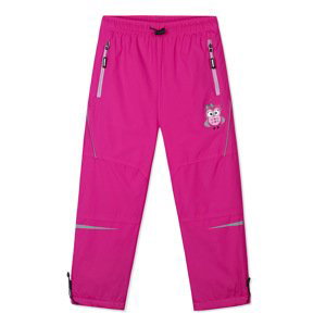 Dívčí šusťákové kalhoty, zateplené - KUGO DK7092m, růžová Barva: Růžová, Velikost: 104