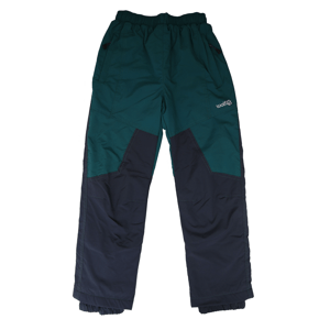 Chlapecké šusťákové kalhoty, zateplené - Wolf B2174, zelená/ šedá Barva: Šedá tmavě, Velikost: 128