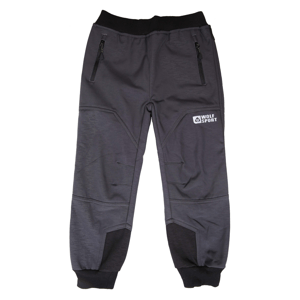 Chlapecké softshellové kalhoty, zateplené - Wolf B2193, tmavě šedá Barva: Šedá tmavě, Velikost: 86