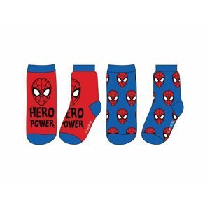 Spider Man - licence Chlapecké ponožky - Spider-Man 52341148, červená/ modrá Barva: Červená, Velikost: 23-26