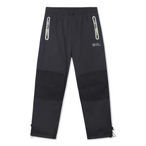 Chlapecké šusťákové kalhoty, zateplené - KUGO DK7097k, tmavě šedá Barva: Šedá tmavě, Velikost: 146
