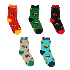 Chlapecké ponožky Aura.Via - GF6298, fast food Barva: Mix barev, Velikost: 28-31
