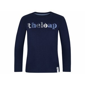 Chlapecké triko - LOAP Bicer, tmavě modrá Barva: Modrá tmavě, Velikost: 110-116