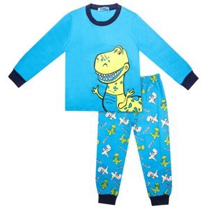 Chlapecké pyžamo - KUGO MP1516, tyrkysová Barva: Tyrkysová, Velikost: 92