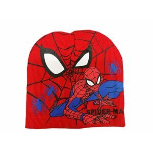 Spider Man - licence Chlapecká čepice - Spider-Man HS4003, červená Barva: Červená, Velikost: velikost 54