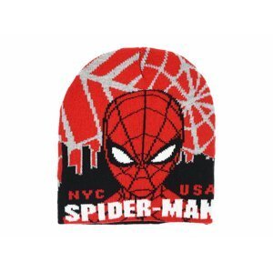 Spider Man - licence Chlapecká čepice - Spider-Man HS4005, červená Barva: Červená, Velikost: velikost 52