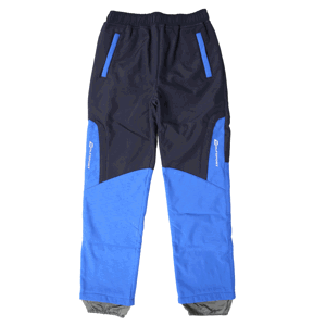Chlapecké softshellové kalhoty, zateplené - Wolf B2195, tmavě modrá/modrá Barva: Modrá tmavě, Velikost: 134