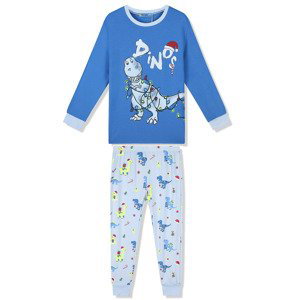 Chlapecké pyžamo - KUGO MP1358, modrá Barva: Modrá, Velikost: 110-116