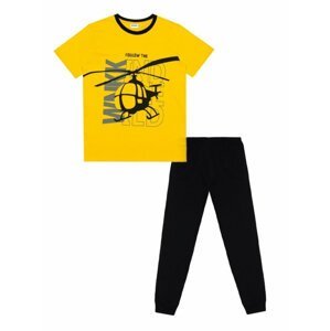 Chlapecké pyžamo - Winkiki WJB 92623, žlutá/černá Barva: Žlutá, Velikost: 140