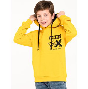 Chlapecká mikina - Winkiki WJB 02901, žlutá Barva: Žlutá, Velikost: 146