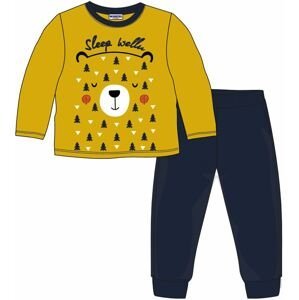 Chlapecké pyžamo - Winkiki WKB 82160, žlutá/tmavě modrá Barva: Žlutá, Velikost: 98