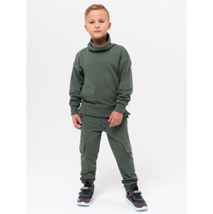 Chlapecká tepláková souprava - Winkiki WHB 181, khaki Barva: Khaki, Velikost: 134