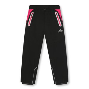 Dívčí softshellové kalhoty - KUGO HK2875, černá/ růžová aplikace Barva: Černá, Velikost: 140