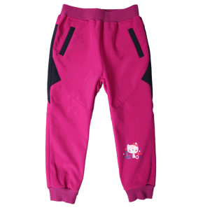 Dívčí softshellové kalhoty - Wolf B2281, růžová Barva: Růžová, Velikost: 92