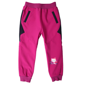 Dívčí softshellové kalhoty - Wolf B2281, růžová Barva: Růžová, Velikost: 98