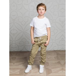 Chlapecké plátěné kalhoty - Winkiki WJB 01731, béžová Barva: Béžová, Velikost: 146
