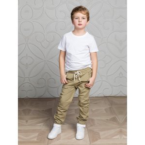 Chlapecké plátěné kalhoty - Winkiki WJB 01731, béžová Barva: Béžová, Velikost: 152