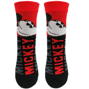 Mickey Mouse - licence Chlapecké ponožky - Mickey Mouse MIC - 102, černá/ červená Barva: Černá, Velikost: 23-26