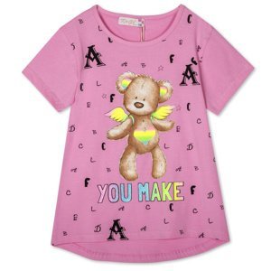 Dívčí triko - KUGO HC0727, světle růžová Barva: Růžová, Velikost: 110