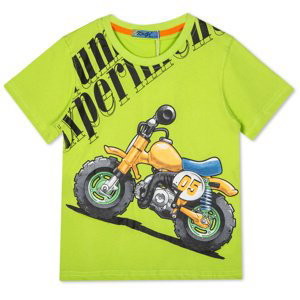 Chlapecké tričko - KUGO TM9206C, zelená Barva: Zelená, Velikost: 146