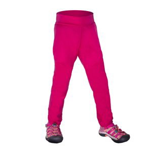 Dívčí softshellové kalhoty bez zateplení - Unuo pružné Sporty, růžová Barva: Růžová, Velikost: 104-110