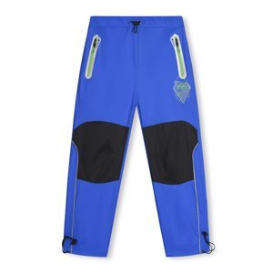 Chlapecké šusťákové kalhoty - KUGO SK7739, modrá Barva: Modrá, Velikost: 116