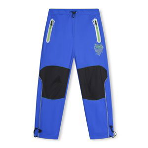 Chlapecké šusťákové kalhoty - KUGO SK7739, modrá Barva: Modrá, Velikost: 140