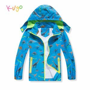 Chlapecká jarní/ podzimní bunda - KUGO B2838, světle modrá Barva: Modrá světle, Velikost: 98