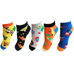 Chlapecké kotníkové ponožky Aura.Via - GDF8080, mix barev Barva: Mix barev, Velikost: 24-27