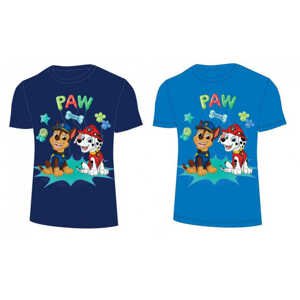 Paw Patrol - Tlapková patrola -Licence Chlapecké tričko - Paw Patrol PAW - 248, tmavě modrá Barva: Modrá tmavě, Velikost: 104