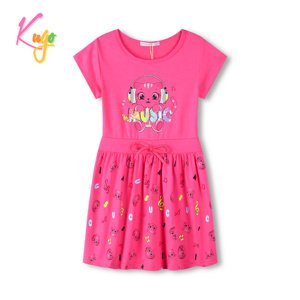 Dívčí šaty - KUGO MS1744, sytě růžová Barva: Růžová, Velikost: 98