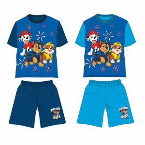 Paw Patrol - Tlapková patrola -Licence Chlapecký letní komplet - Paw Patrol 670, tmavě modrá Barva: Modrá tmavě, Velikost: 104