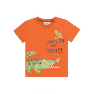 Chlapecké triko - WINKIKI WKB 11004, oranžová Barva: Oranžová, Velikost: 104