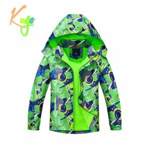 Chlapecká jarní, podzimní bunda, zateplená - KUGO B2836a, zelená Barva: Zelená, Velikost: 110