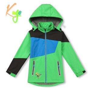 Chlapecká softshellová bunda, zateplená - KUGO HK2525, zelená Barva: Zelená, Velikost: 110
