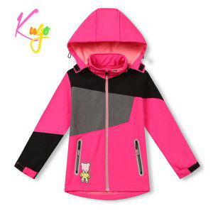 Dívčí softshellová bunda, zateplená - KUGO HK2525, růžová Barva: Růžová, Velikost: 110
