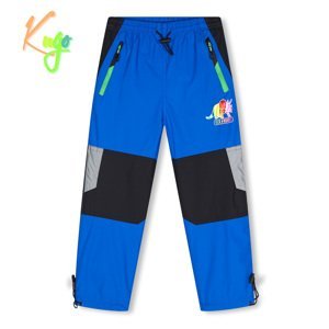 Chlapecké šusťákové kalhoty, zateplené - KUGO DK7128, modrá Barva: Modrá, Velikost: 98
